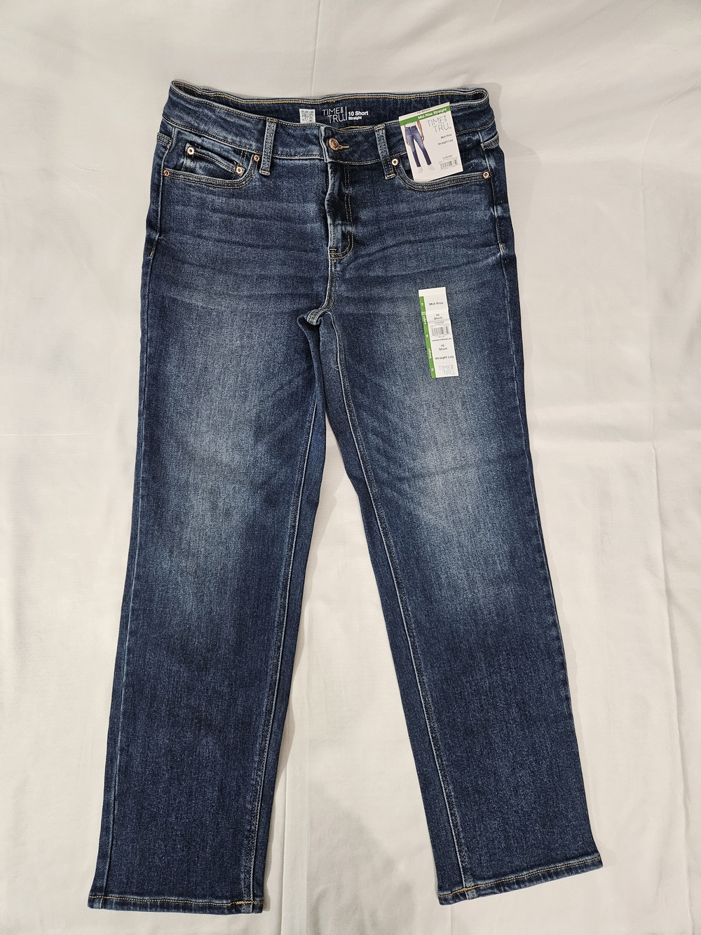 Time and Tru Women's Indigo Straight-Leg Jeans